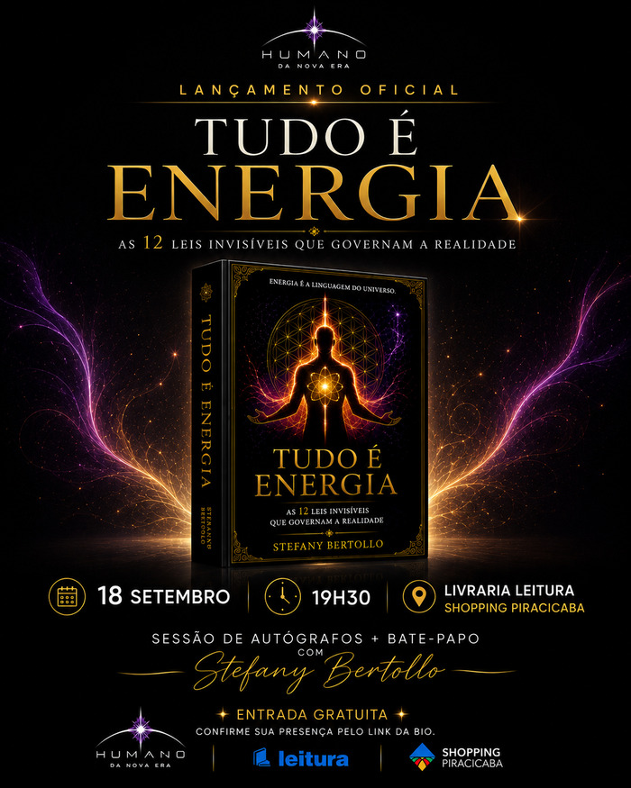 Lançamento Tudo é Energia
