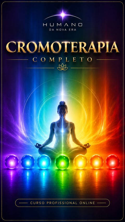 Capa da formação Cromoterapia