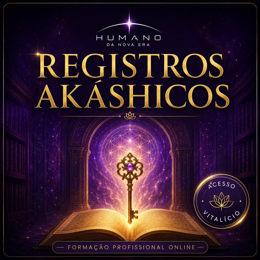 Registros Akáshicos — Formação Profissional Online, Humano da Nova Era