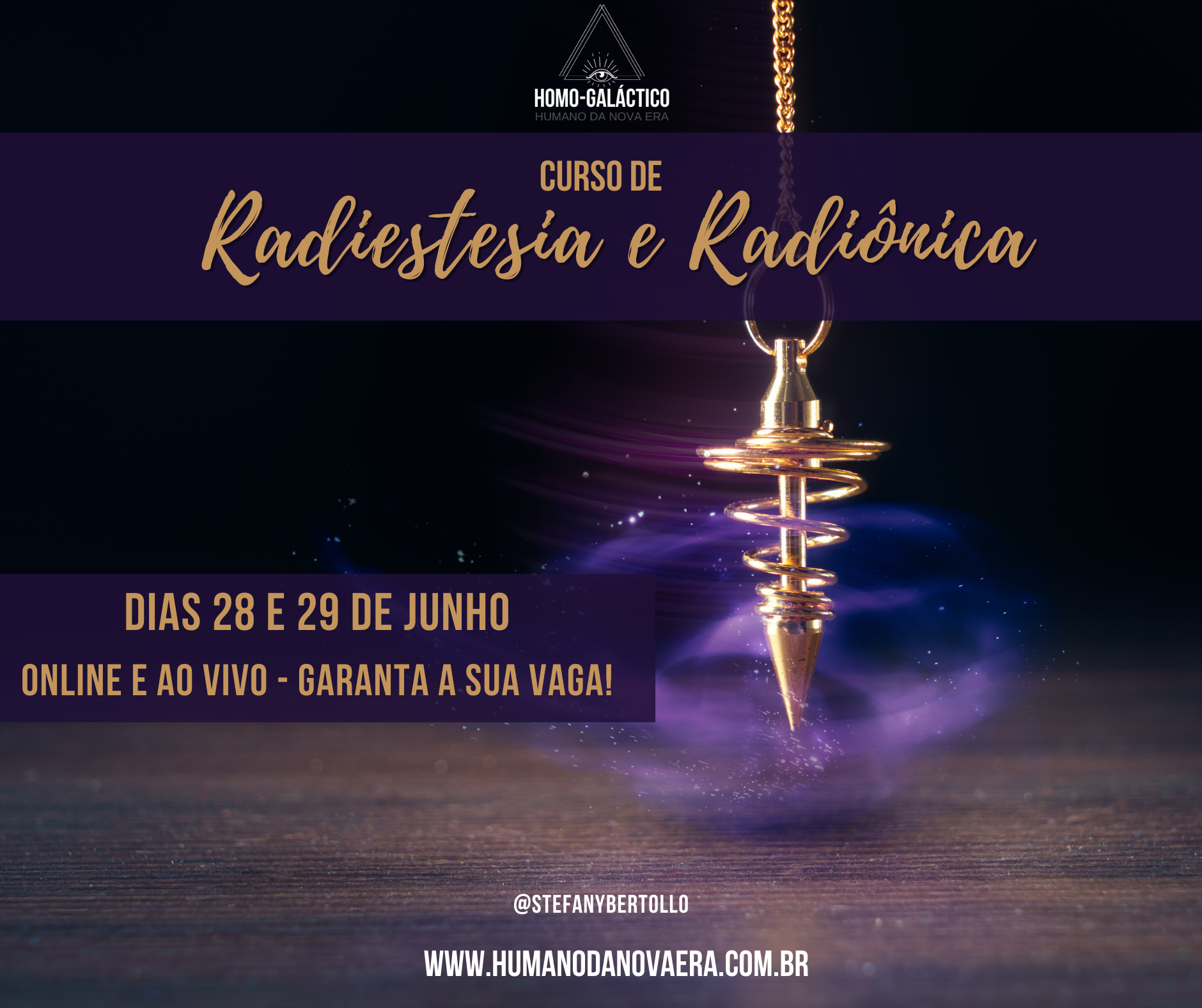 curso de radiestesia e radionica